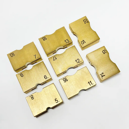 平針用ジグ - 扇形パーツ