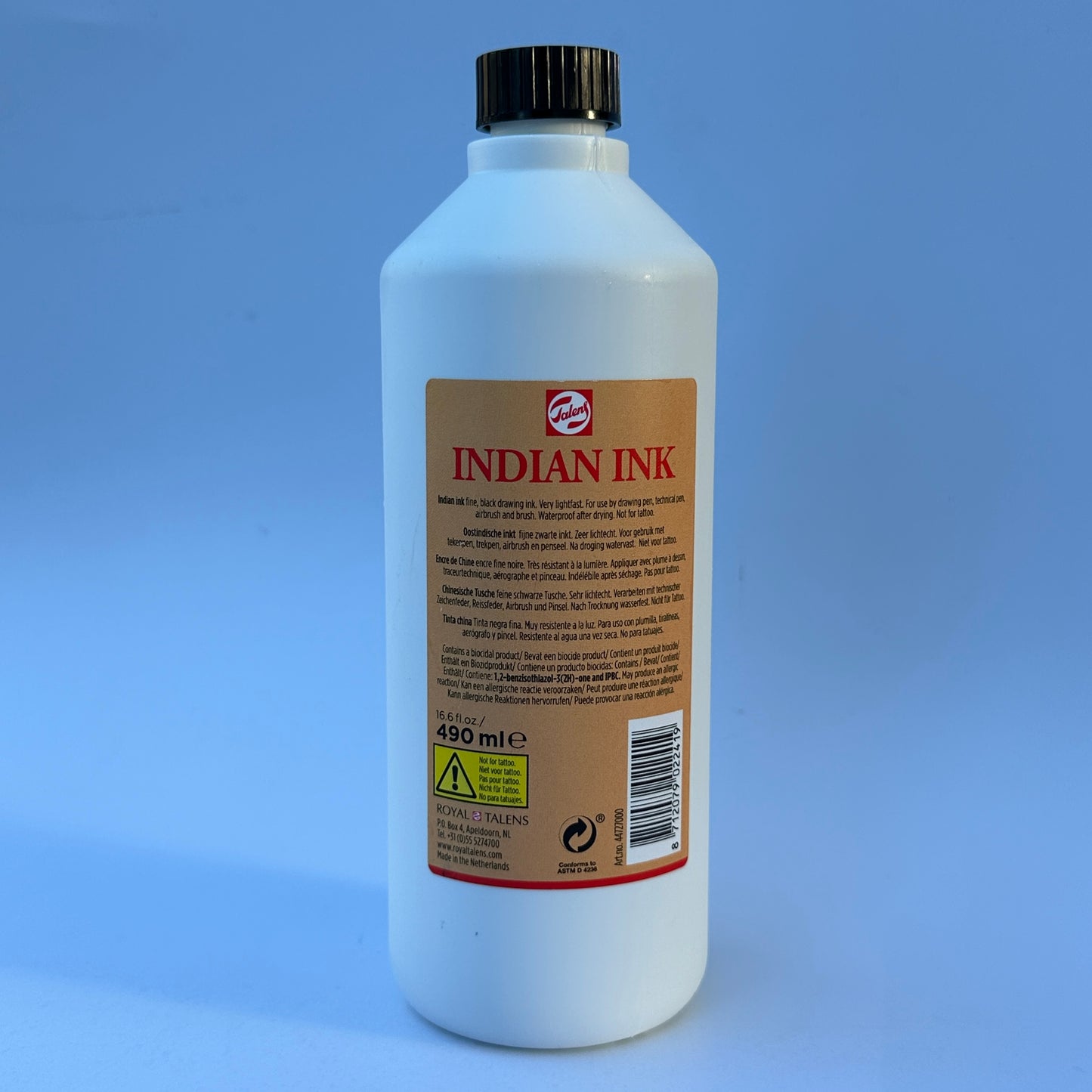 Talens Indian Black Ink 490ml