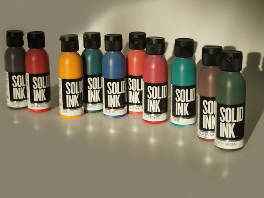 Old Pigments 12 Colors Set 1oz Solid Ink