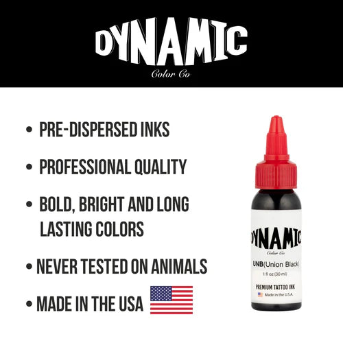 Union Black Dynamic Platinum Tattoo Ink
