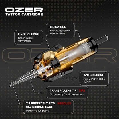 Ozer G - 0.30mm - スジ針 - ロングテーパー
