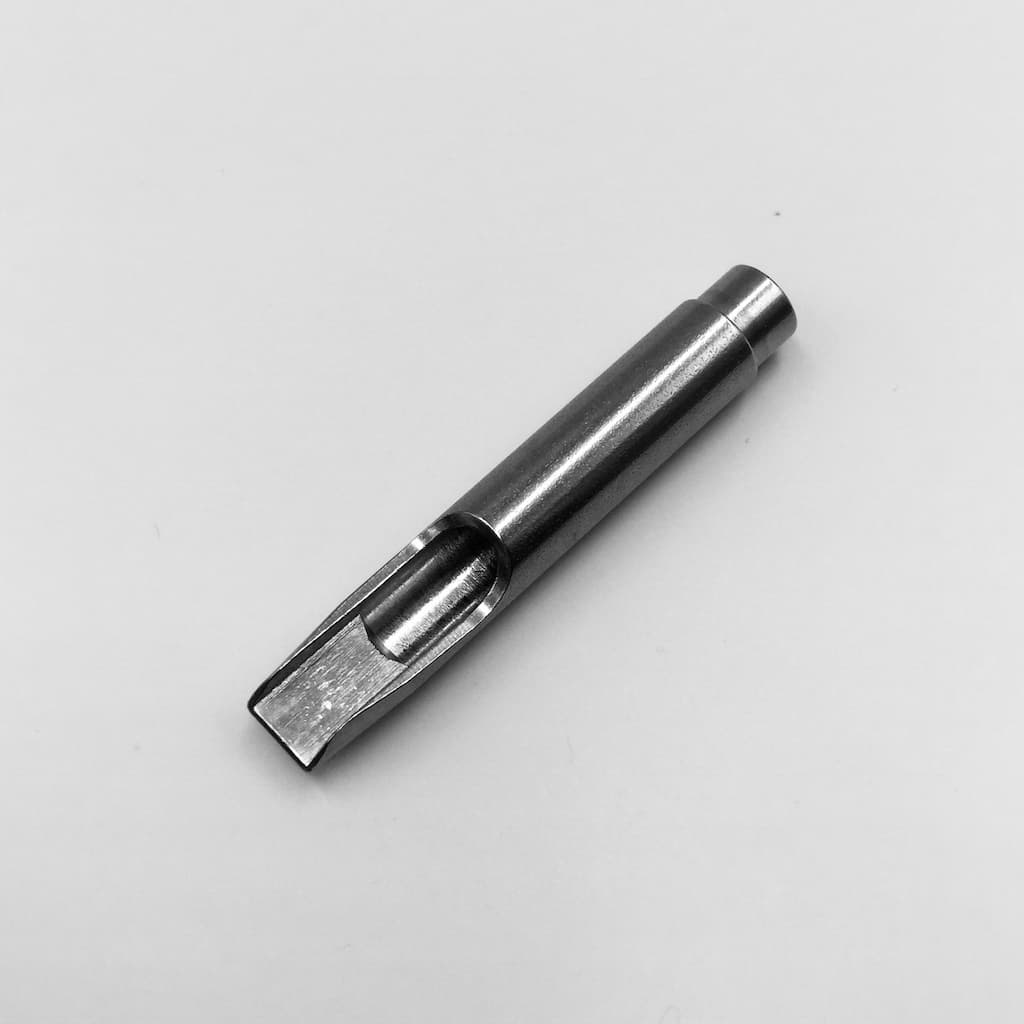 Flat open tip for 0.35mm needle