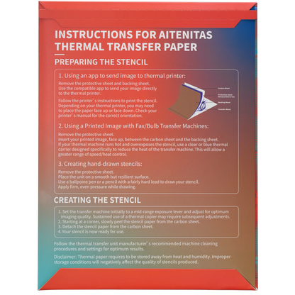 AITENITAS サーマルトランスファーペーパー A4