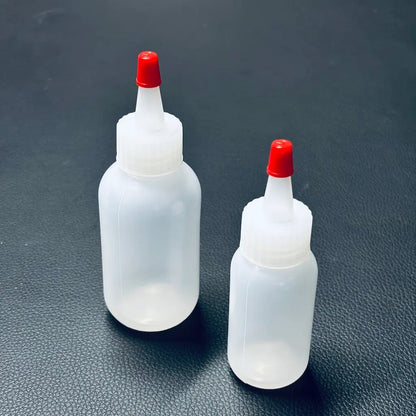 LDPE プラスチックボトルキャップ付き 1oz・2oz