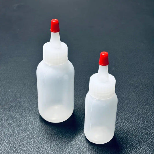 LDPE プラスチックボトルキャップ付き 1oz・2oz