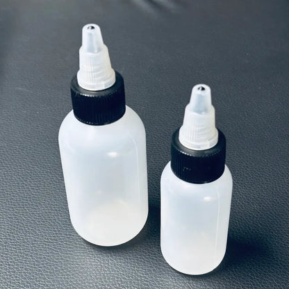 LDPE プラスチックボトルキャップ付き 1oz・2oz