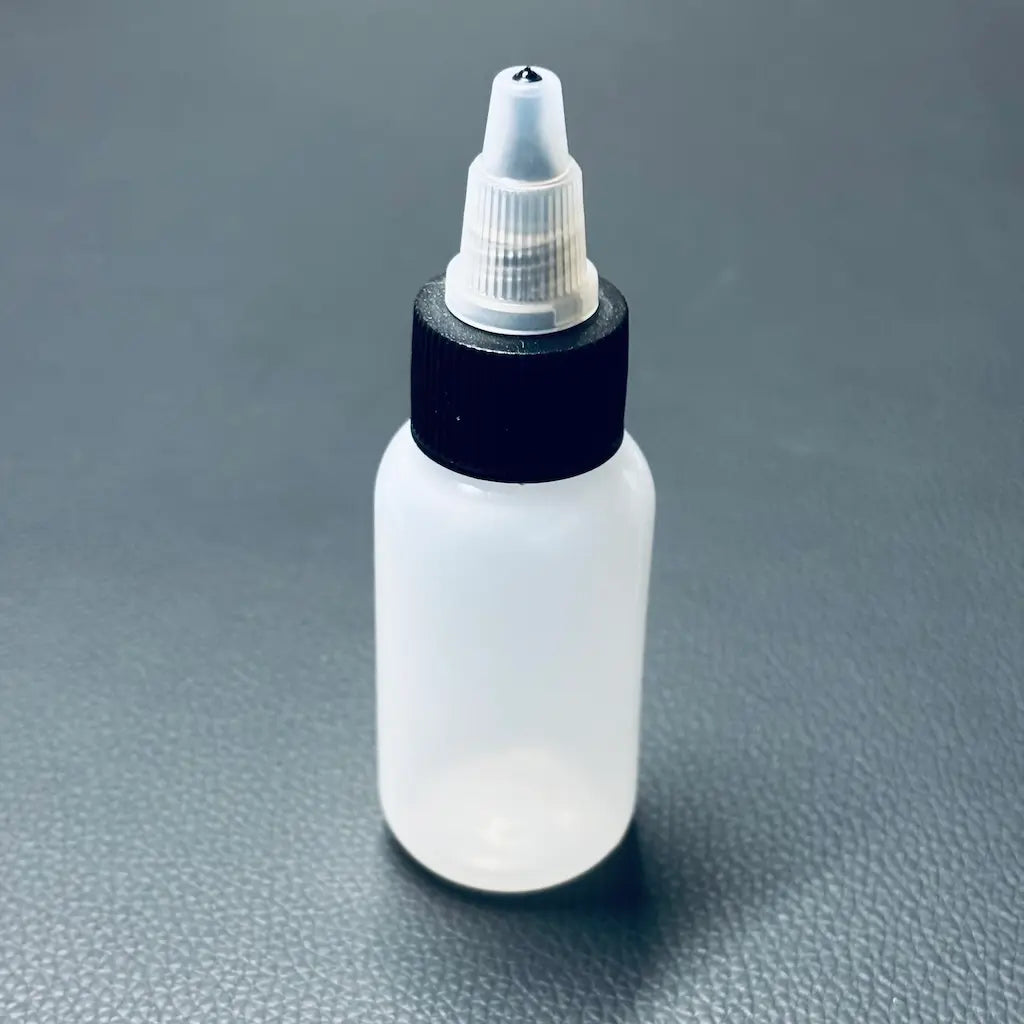 LDPE プラスチックボトルキャップ付き 1oz・2oz