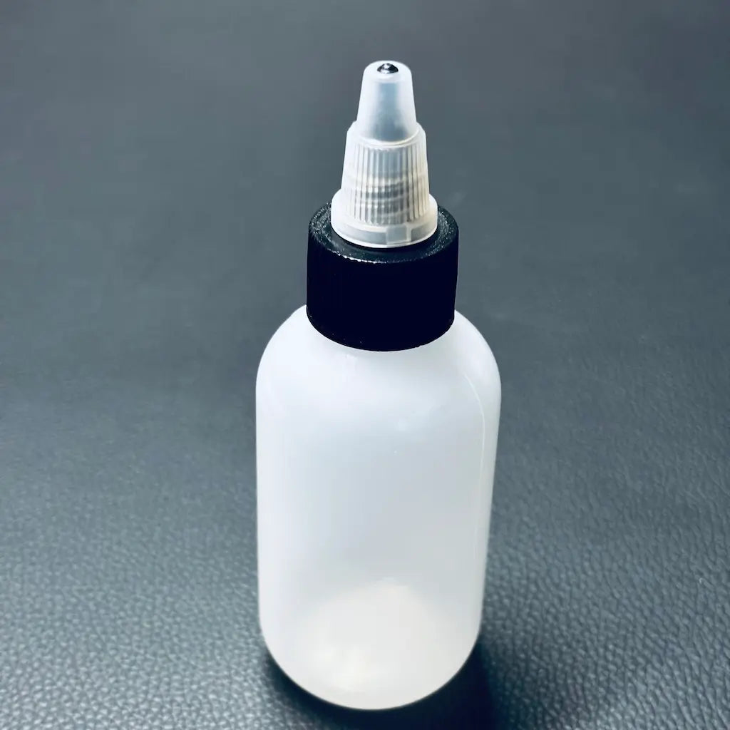 LDPE プラスチックボトルキャップ付き 1oz・2oz