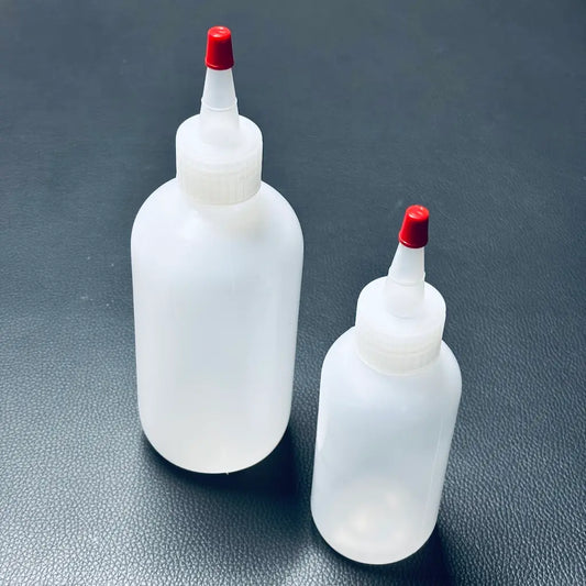 LDPE プラスチックボトルキャップ付き 4oz・8oz