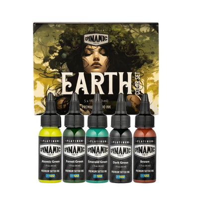 Dynamic Platinum Earth 1oz 5 Bottle Color Set