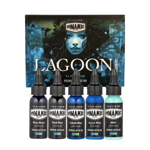 Lagoon by Dynamic Platinum 1oz 5 Bottle Color Set