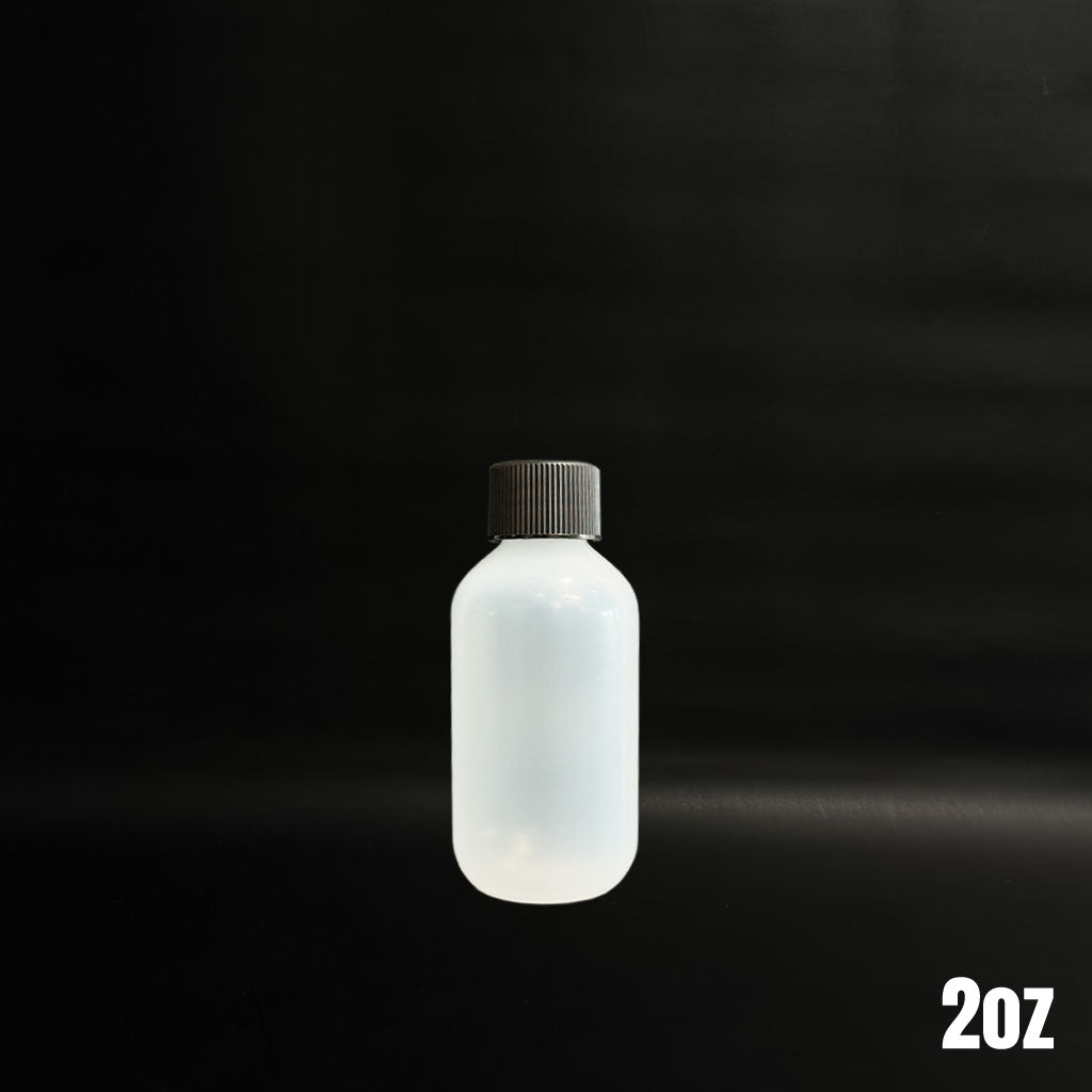 LDPE プラスチックボトルキャップ付き 1oz・2oz