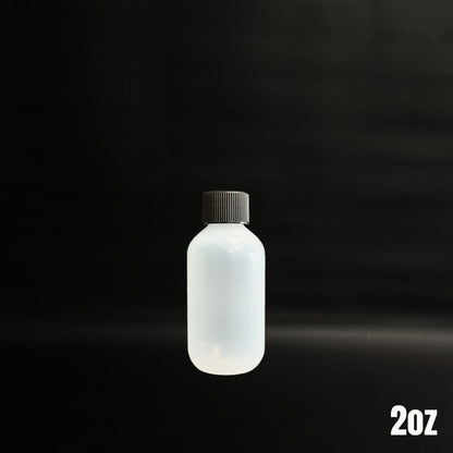LDPE プラスチックボトルキャップ付き 1oz・2oz
