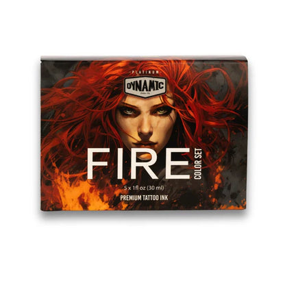 Fire by Dynamic Platinum 1oz 5 Bottle Color Set