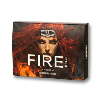 Fire by Dynamic Platinum 1oz 5 Bottle Color Set