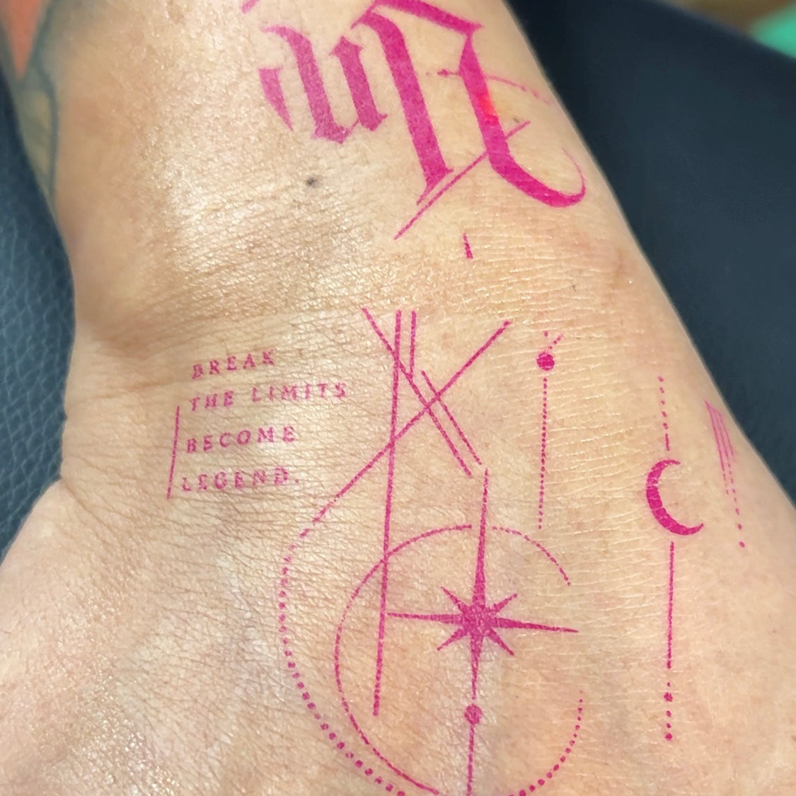 Tattoo Stencil Rose Paper