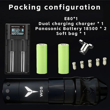 WOS E80 Wireless Tattoo Pen