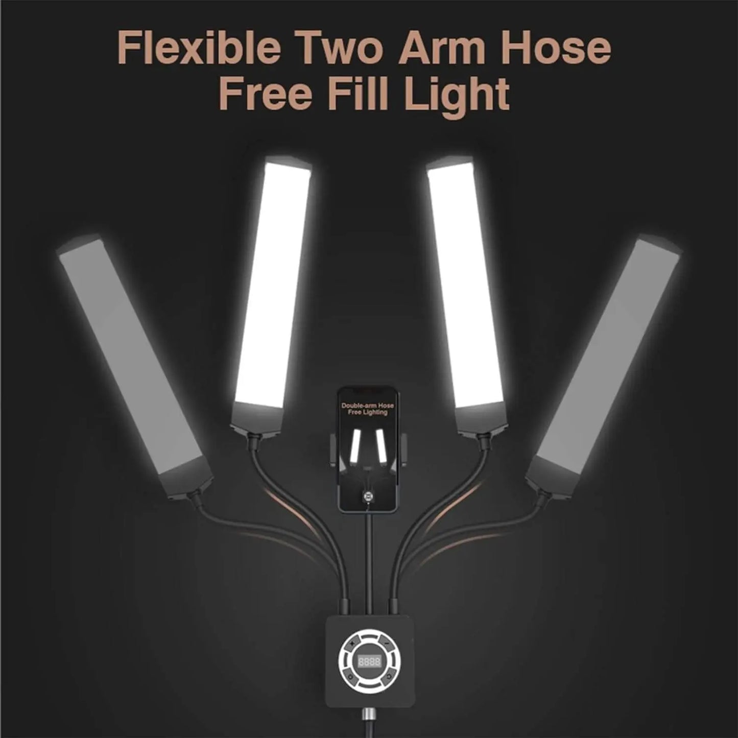 Double Arms LED Fill Light