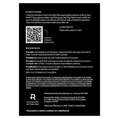 Recovery Petrify Ink Sponge — 6oz