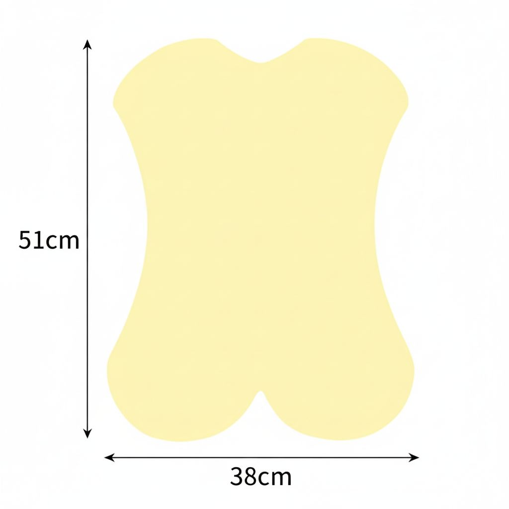 タトゥー練習用 シリコン人工皮膚 (3mm厚・特大)