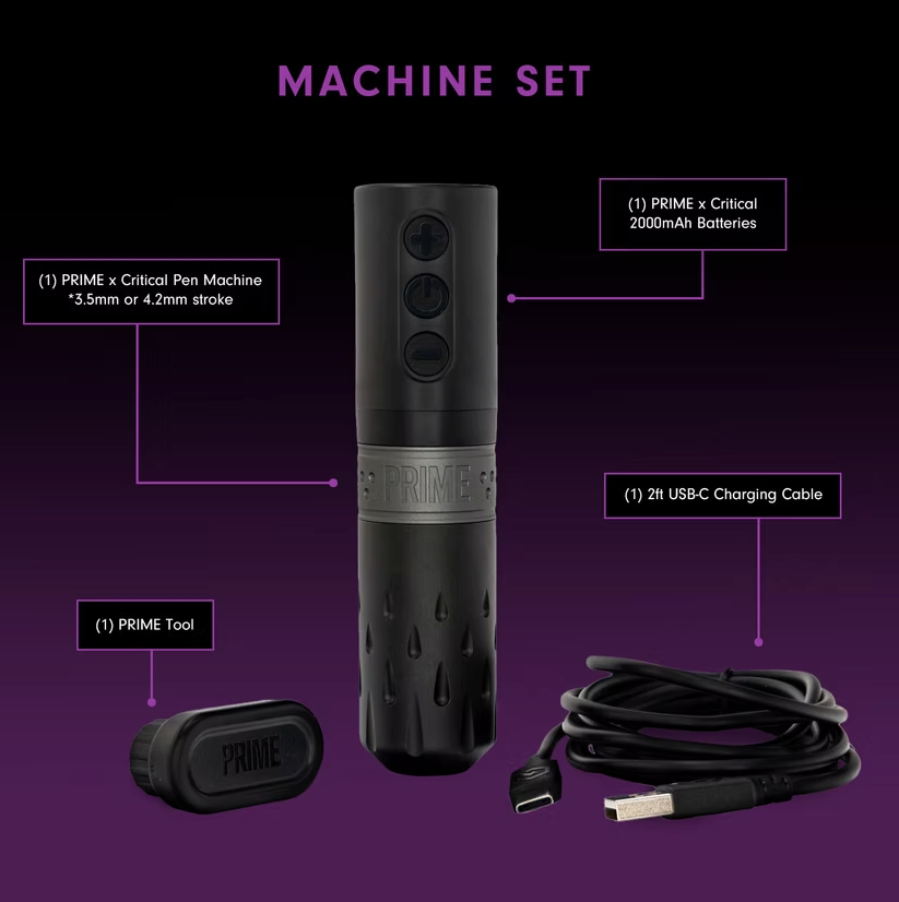 PRIME x Critical Pen Machine Single Set