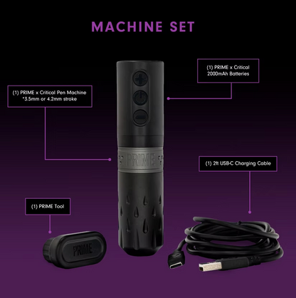 PRIME x Critical Pen Machine Single Set