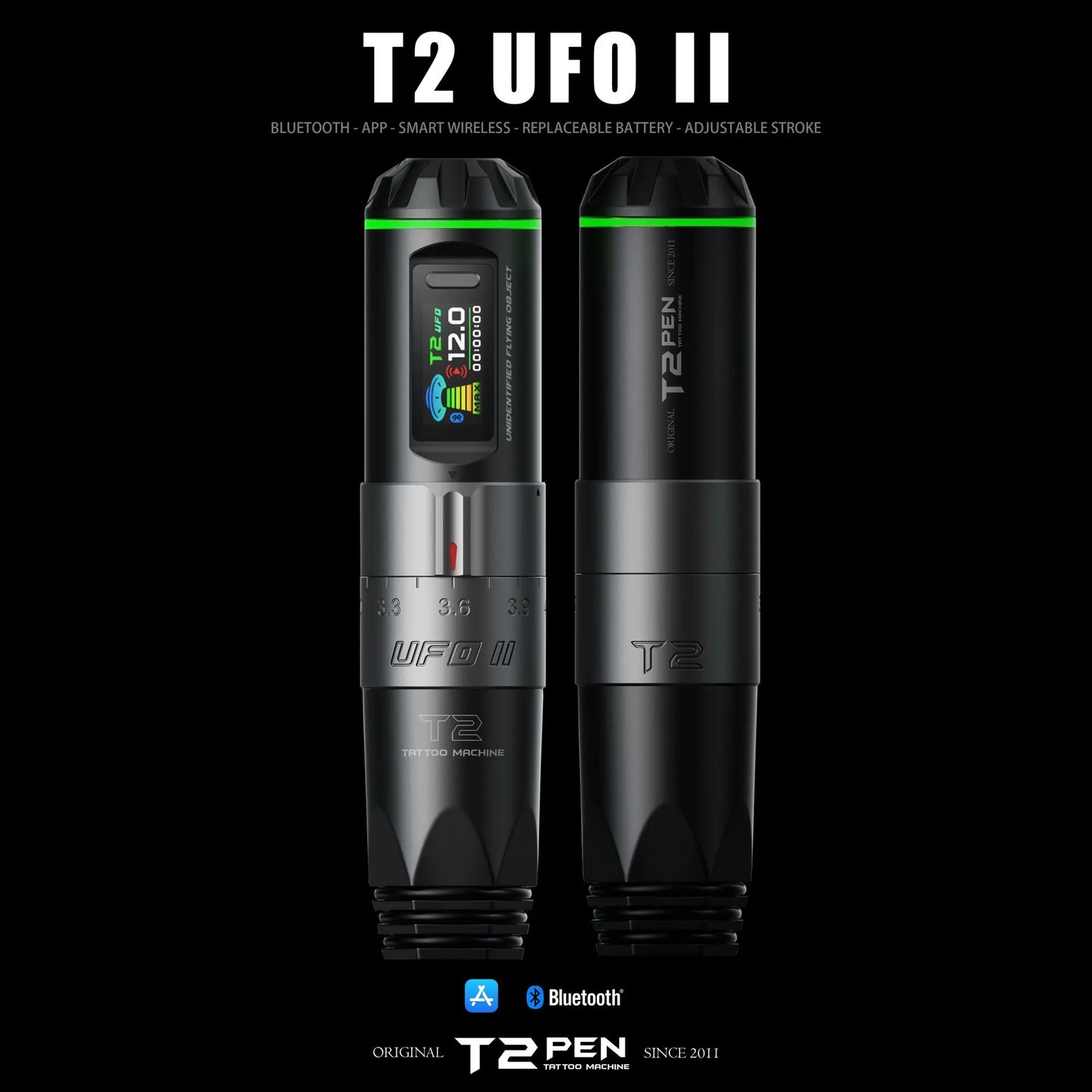 T2 UFO II Bluetooth Pen Machine