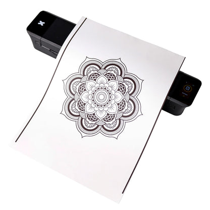 Tattoo Stencil Rose Paper