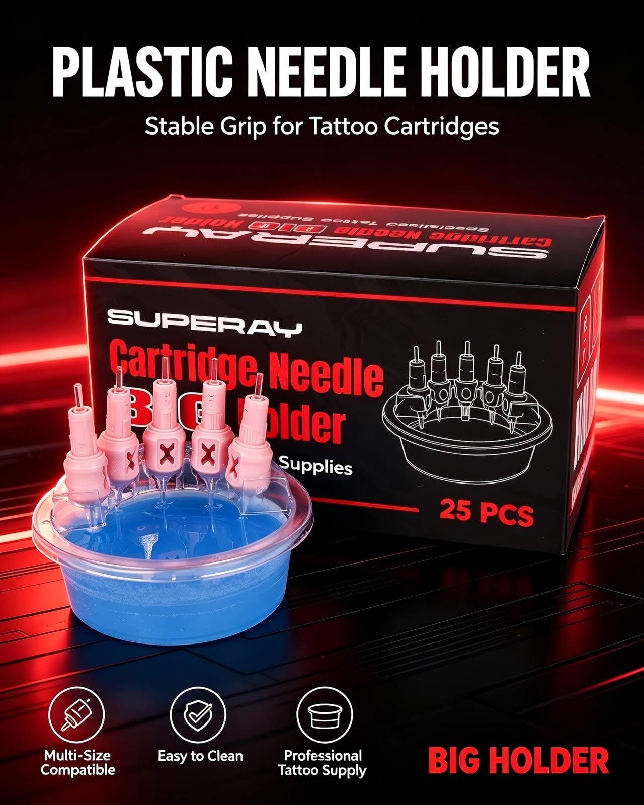 Superay カートリッジニードル ビッグホルダー