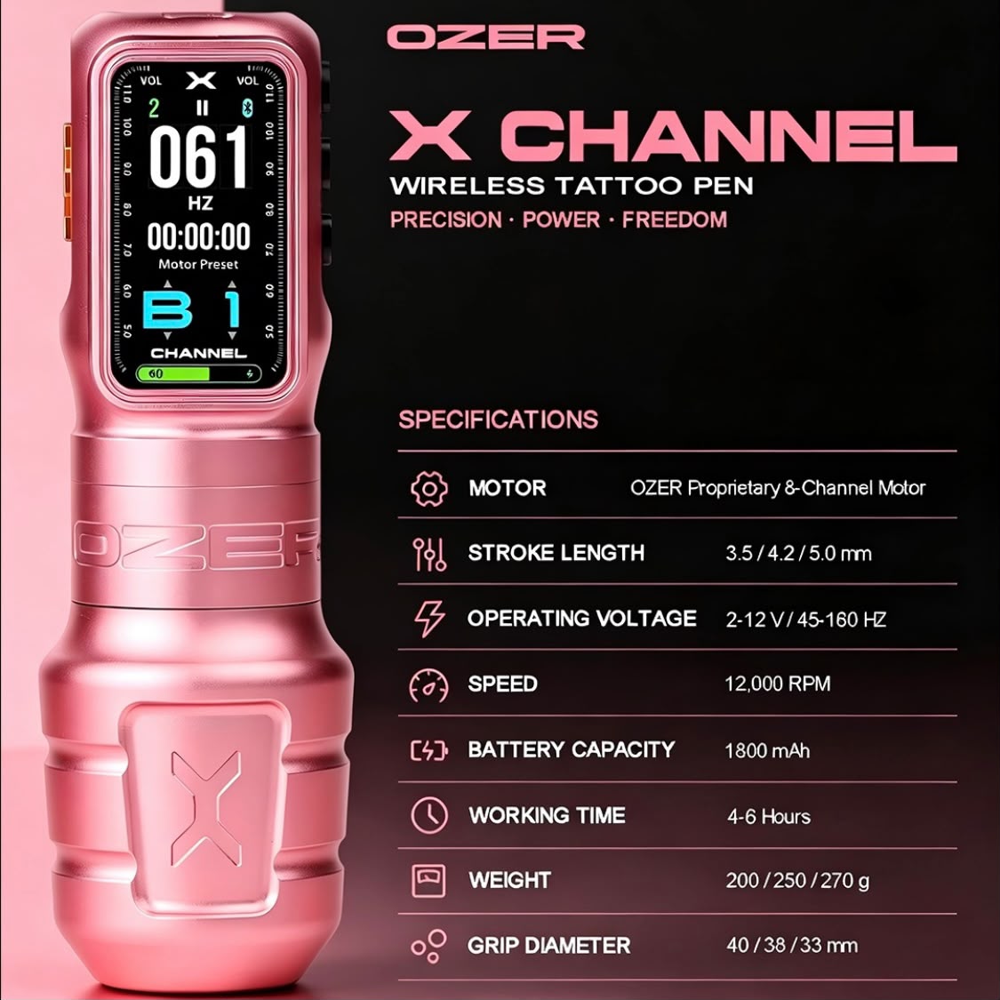 OZER X Channel Tattoo Pen