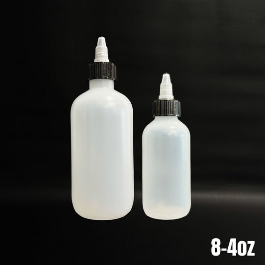 LDPE Plastic Bootle with Cap 4oz・8oz