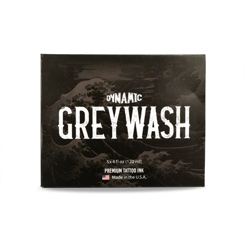 Dynamic Greywash Tattoo Ink - 4 oz. Bottle Set