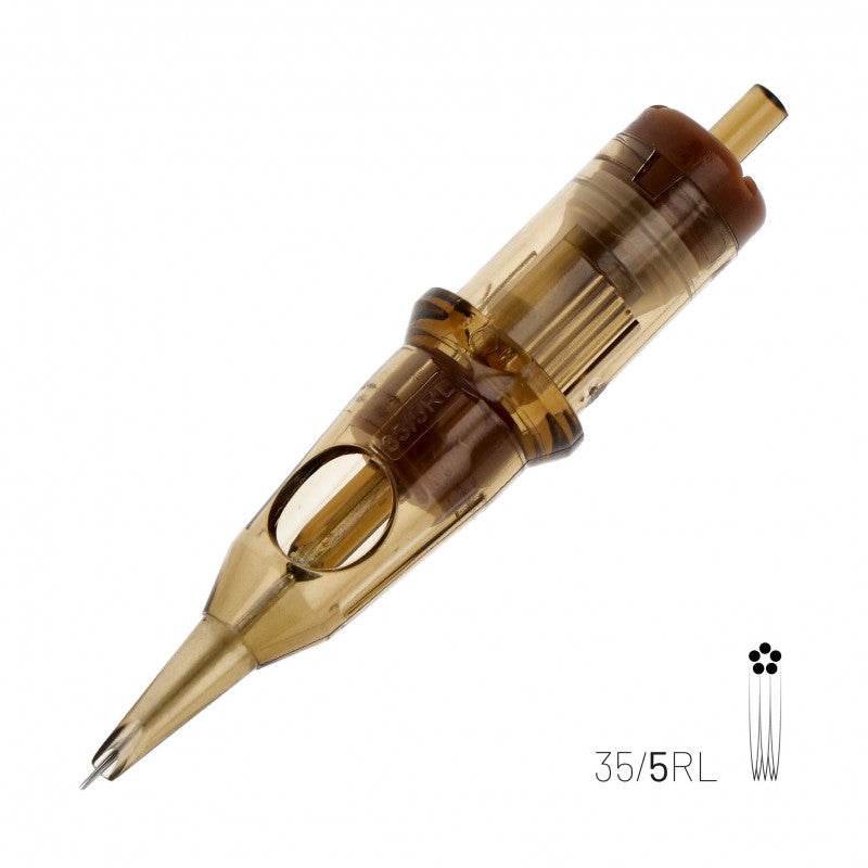 Kwadron - 0.35mm - スジ針 - ロングテーパー