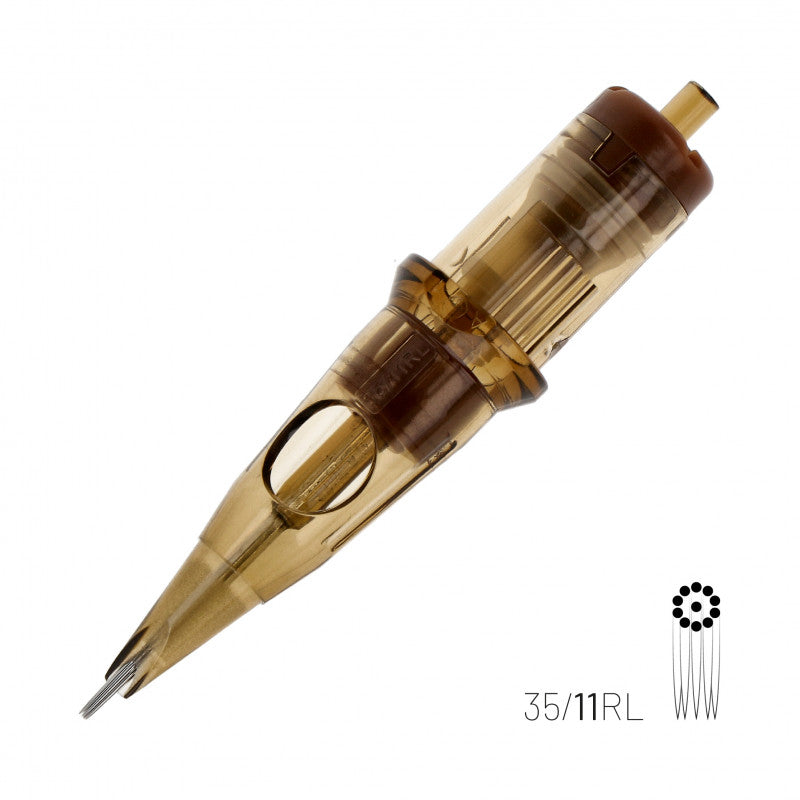 Kwadron - 0.35mm - スジ針 - ロングテーパー