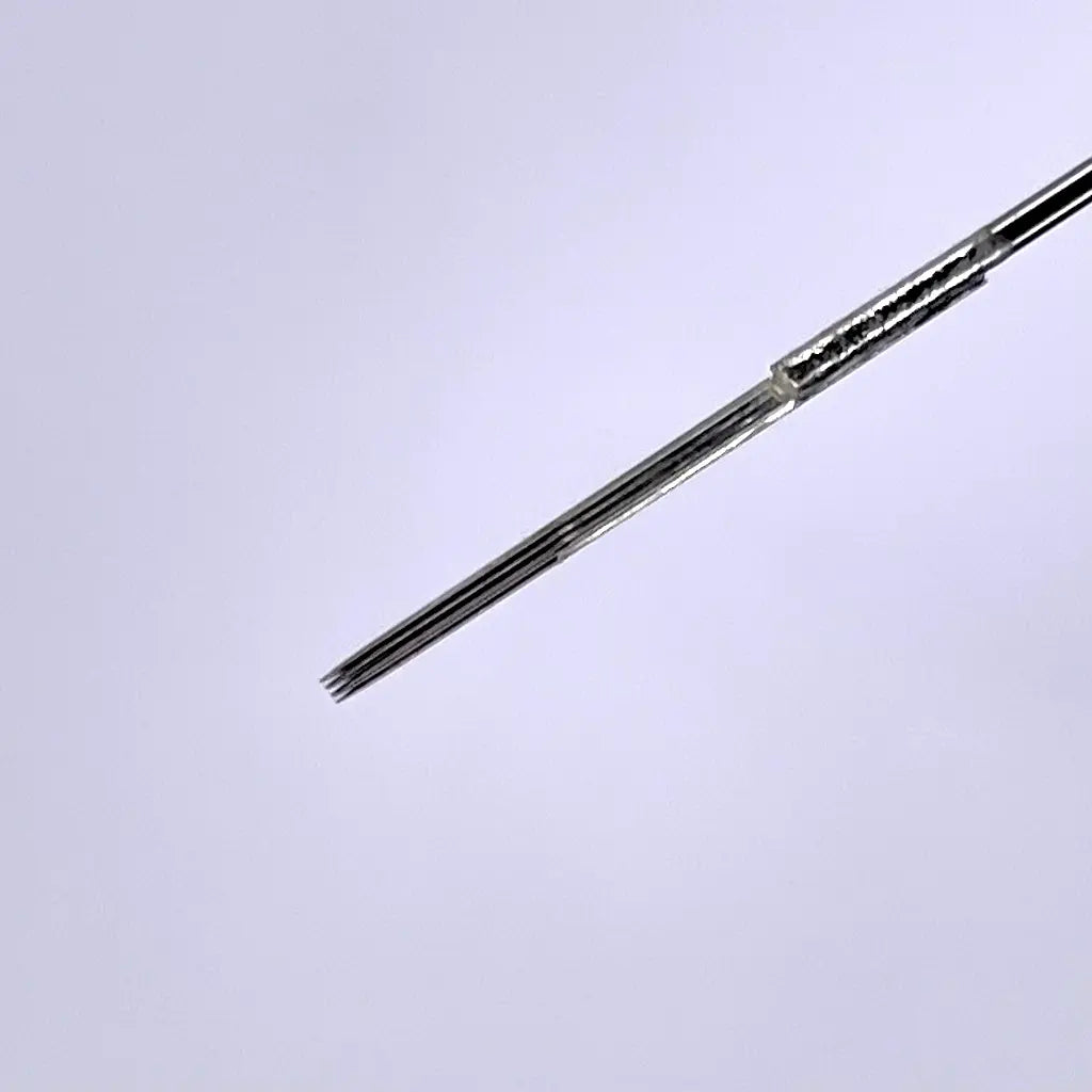 Premade Double SatckNeedles Head Short Taper 0.35mm